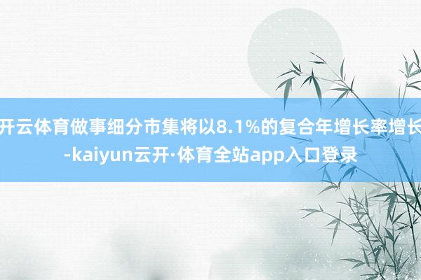 开云体育做事细分市集将以8.1%的复合年增长率增长-kaiyun云开·体育全站app入口登录